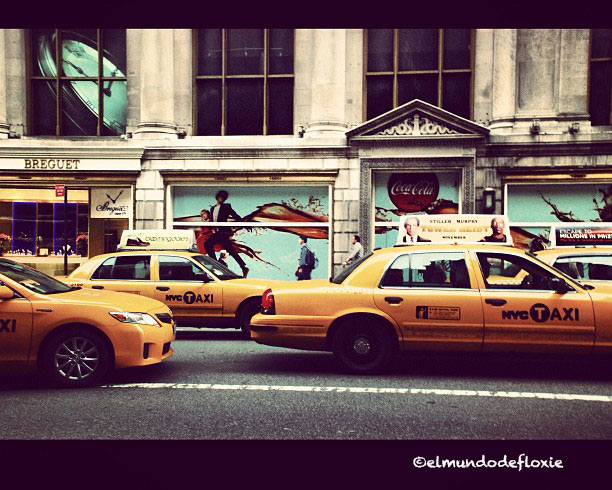 Taxis sobre la 5ta Avenida