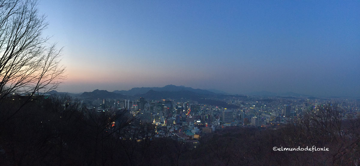 Vista desde la torre de Seul