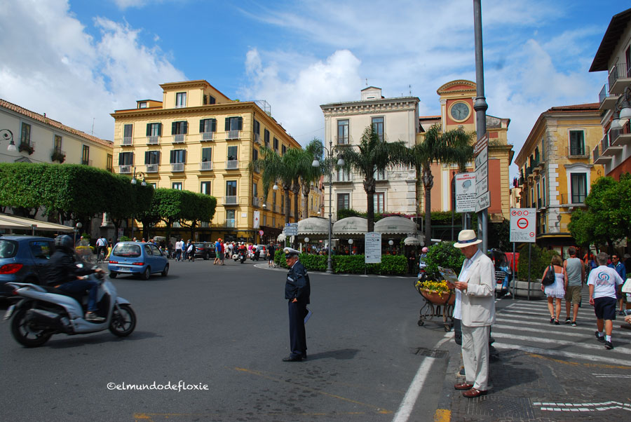 El centro de Sorrento