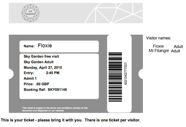 ticket