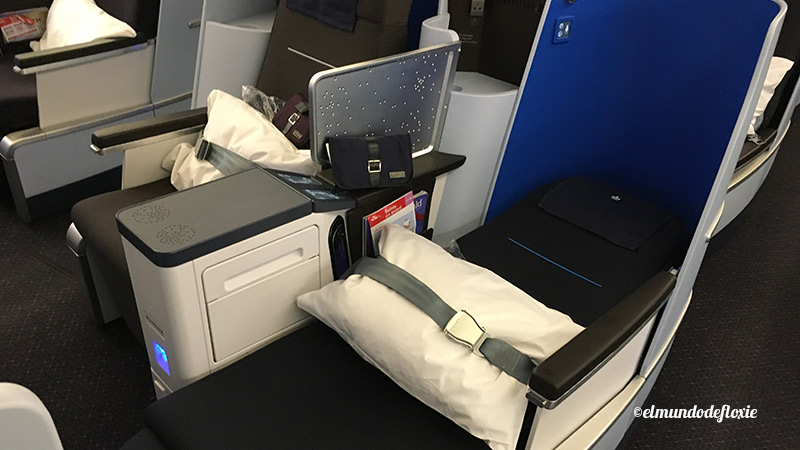 Asiento cama en la nueva World Business Class